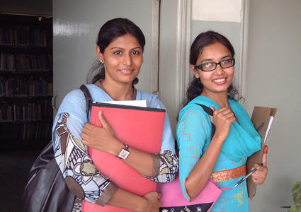 Students at NDIE, Karachi