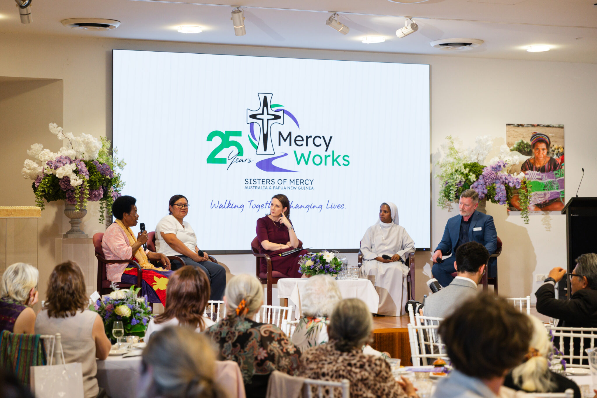 Mercy Dressing Text Mercy Works: 25 Years of Walking Together, Changing Lives | Institute ...