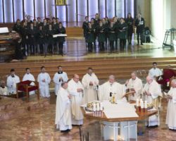 The main celebrant Archbishop Timothy Costelloe SDB was joined by Bishop Justin Bianchini, Bishop Christopher Saunders, Bishop Gerard Holohan, Emeritus Archbishop Barry James Hickey and Priests of the Archdiocese who concelebrated the Mass.