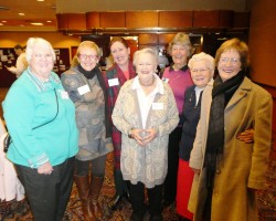 Sr Kerry Shoemark, Carol Holt, ,Jill Crouch-Hall ,Lorraine Mullavey, Christine O'Toole, Sr Gay Owen and Lorraine Rodgers