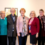 Ms Deb Carter (Fraynework), Marie Burke RSM, Kathleen Slattery RSM, Sylvia Williams RSM (Chair Mercy Education Ltd Board and Past Principal), Anne Cossar RSM, Kathy Ryan RSM (Family Liaison CMC) and Mrs Trish Schofield (Deputy Principal – Faith and Mission)