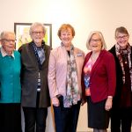 Ms Deb Carter (Fraynework), Marie Burke RSM, Kathleen Slattery RSM, Sylvia Williams RSM (Chair Mercy Education Ltd Board and Past Principal), Anne Cossar RSM, Kathy Ryan RSM (Family Liaison CMC) and Mrs Trish Schofield (Deputy Principal – Faith and Mission)